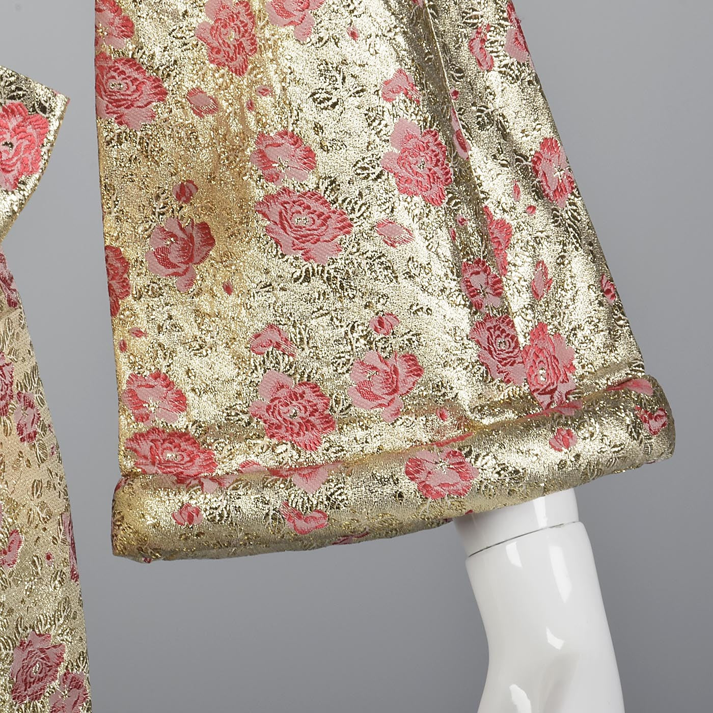 Incredible 1960s Gold Lamé Dressing Gown