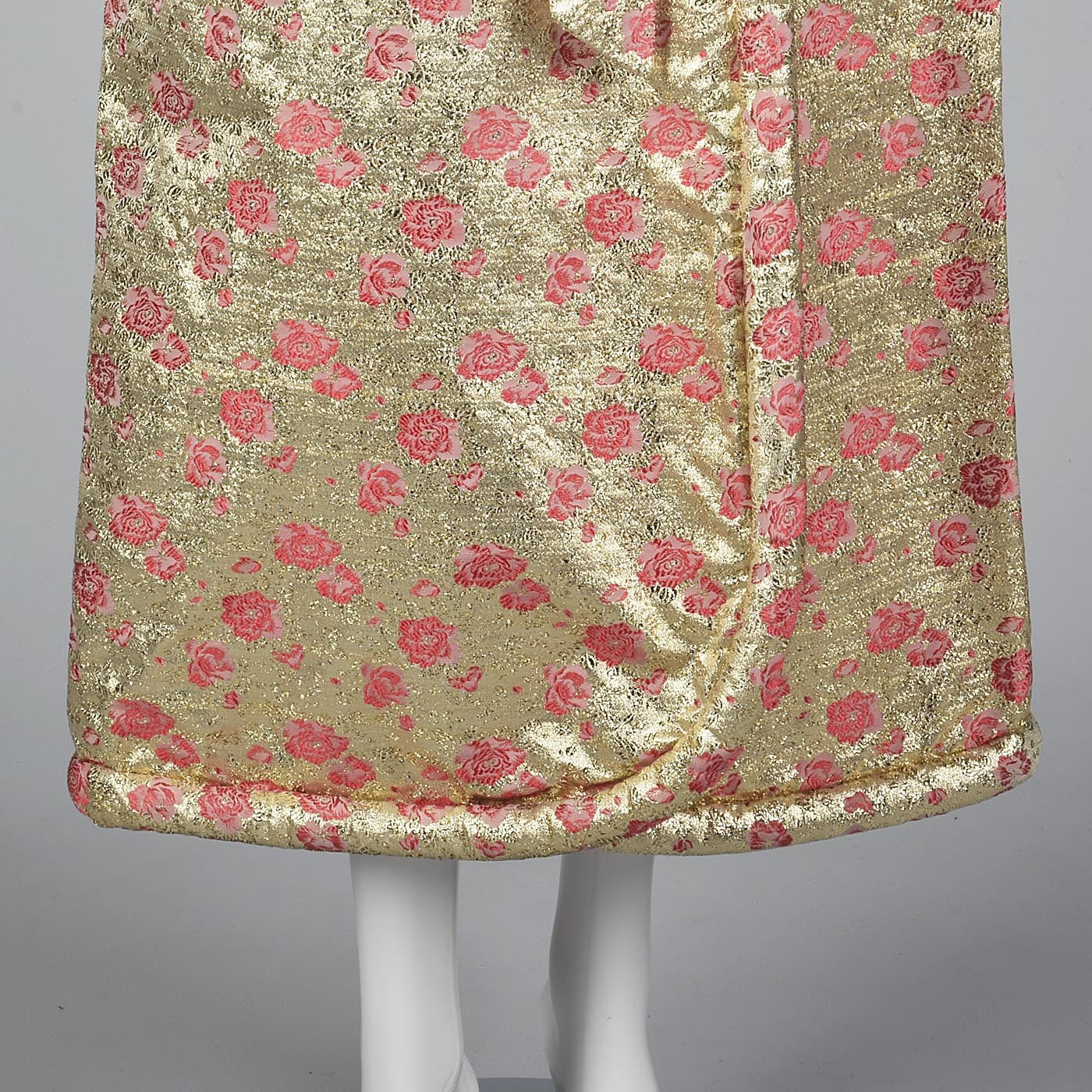 Incredible 1960s Gold Lamé Dressing Gown