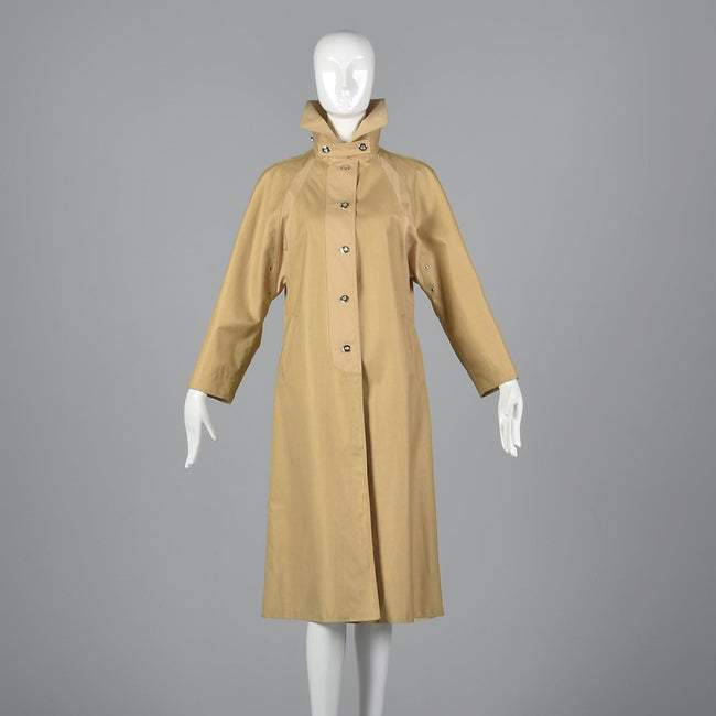 1970s Courreges Classic Loose Fitting  Autumn Coat