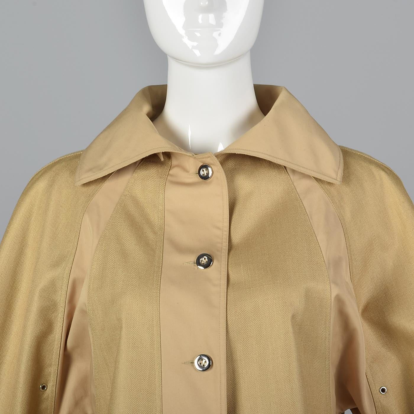 1970s Courreges Classic Loose Fitting  Autumn Coat
