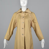 1970s Courreges Classic Loose Fitting  Autumn Coat