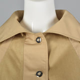 1970s Courreges Classic Loose Fitting  Autumn Coat