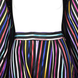 1950s Ribbon Stripe Pajama Set