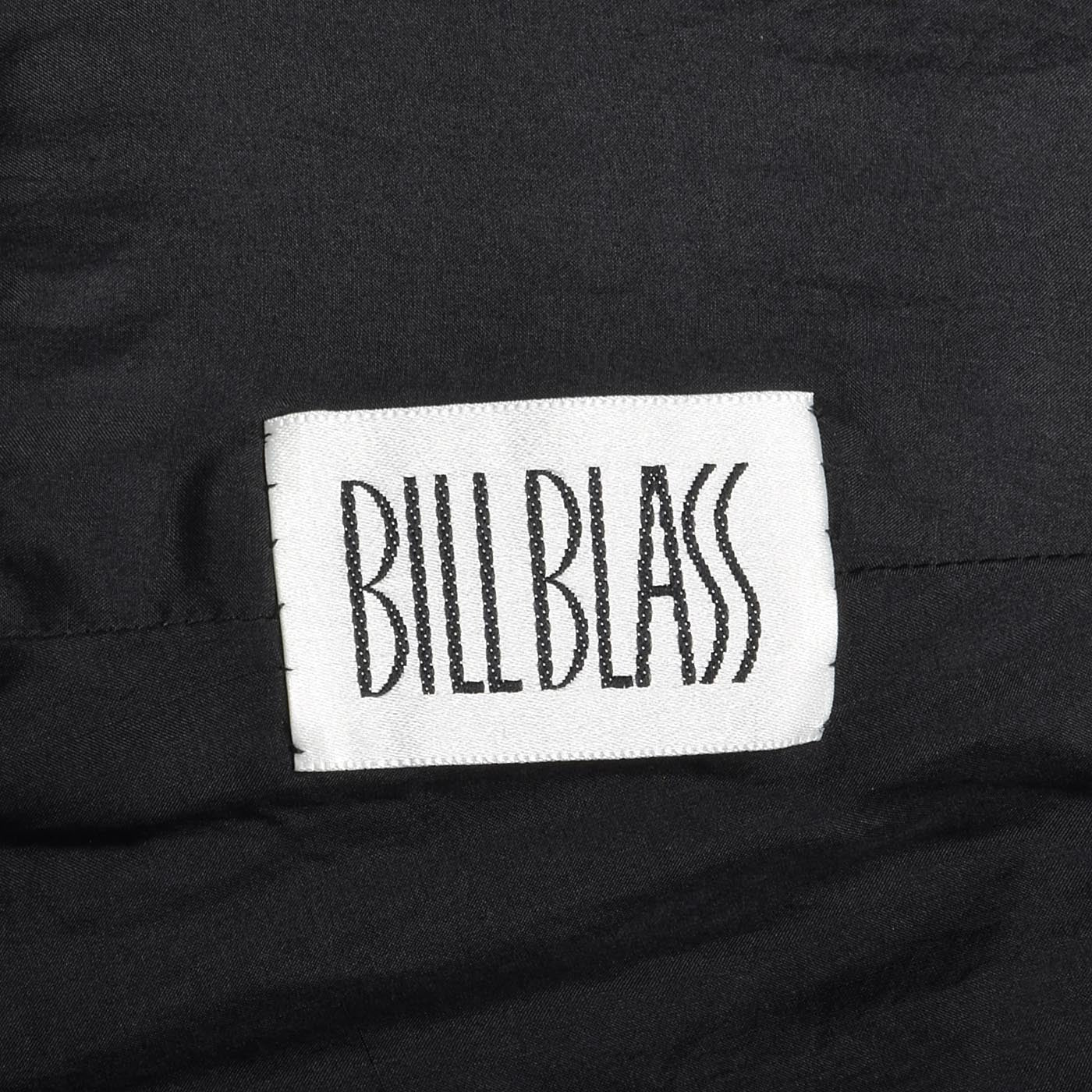 1980s Bill Blass Black Velvet Polka Dot Evening Gown with Peplum Waist