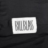 1980s Bill Blass Black Velvet Polka Dot Evening Gown with Peplum Waist