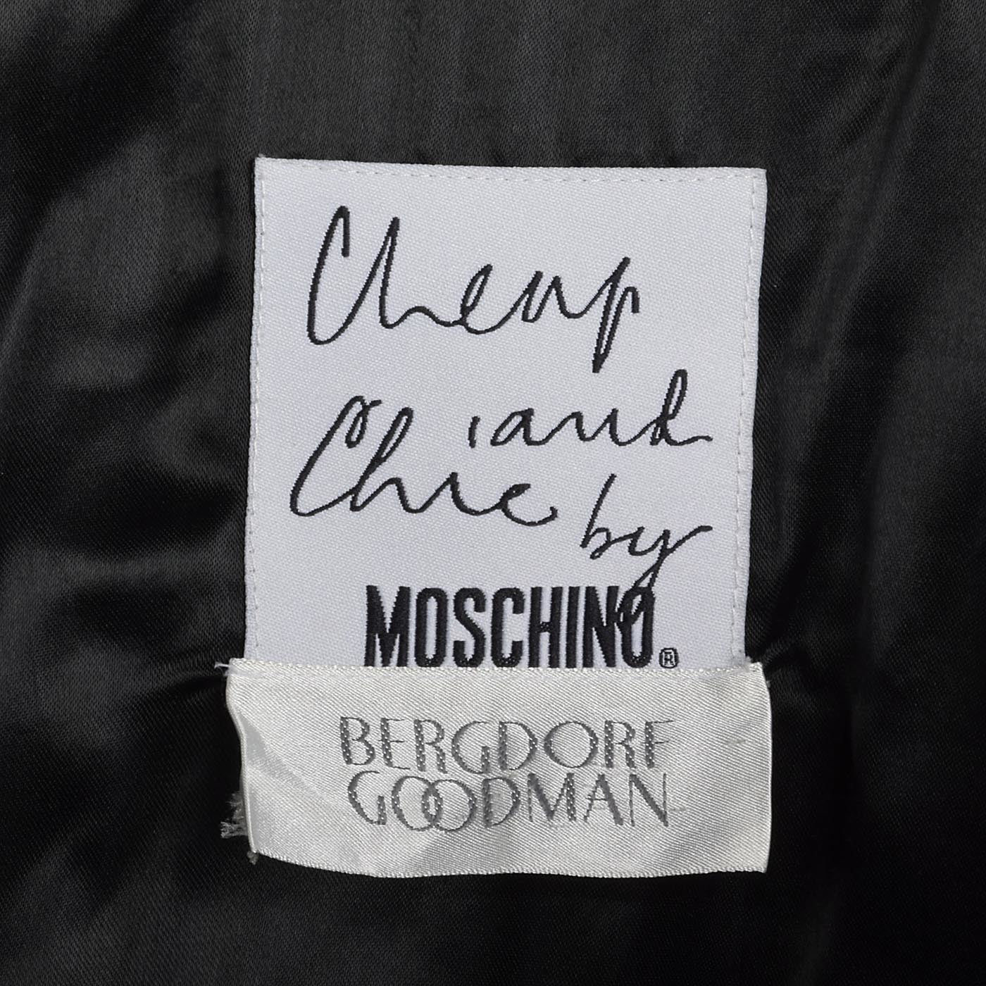 Moschino Cheap & Chic Green Tweed Skirt Suit