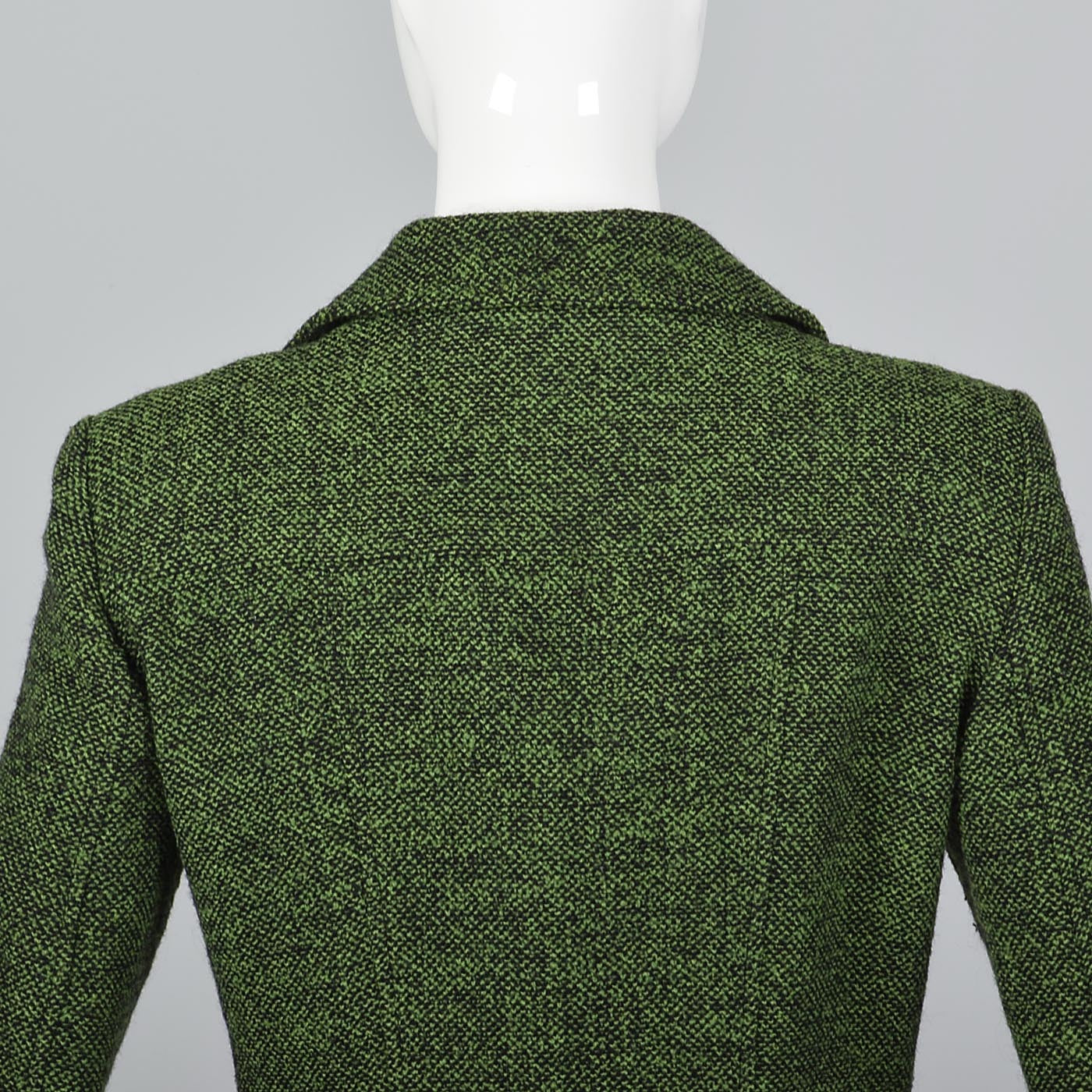 Moschino Cheap & Chic Green Tweed Skirt Suit