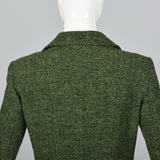 Moschino Cheap & Chic Green Tweed Skirt Suit