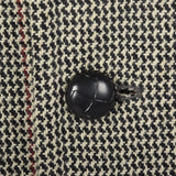 1970s Mens Tweed Coat in Windowpane Plaid