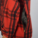 1940s Men's Red Plaid Hunting Coat by Merrill Woolen Mills
