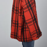 1940s Men's Red Plaid Hunting Coat by Merrill Woolen Mills