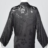 Sonia Rykiel Asian Inspired Minimalist Silk Burnout Separates Set