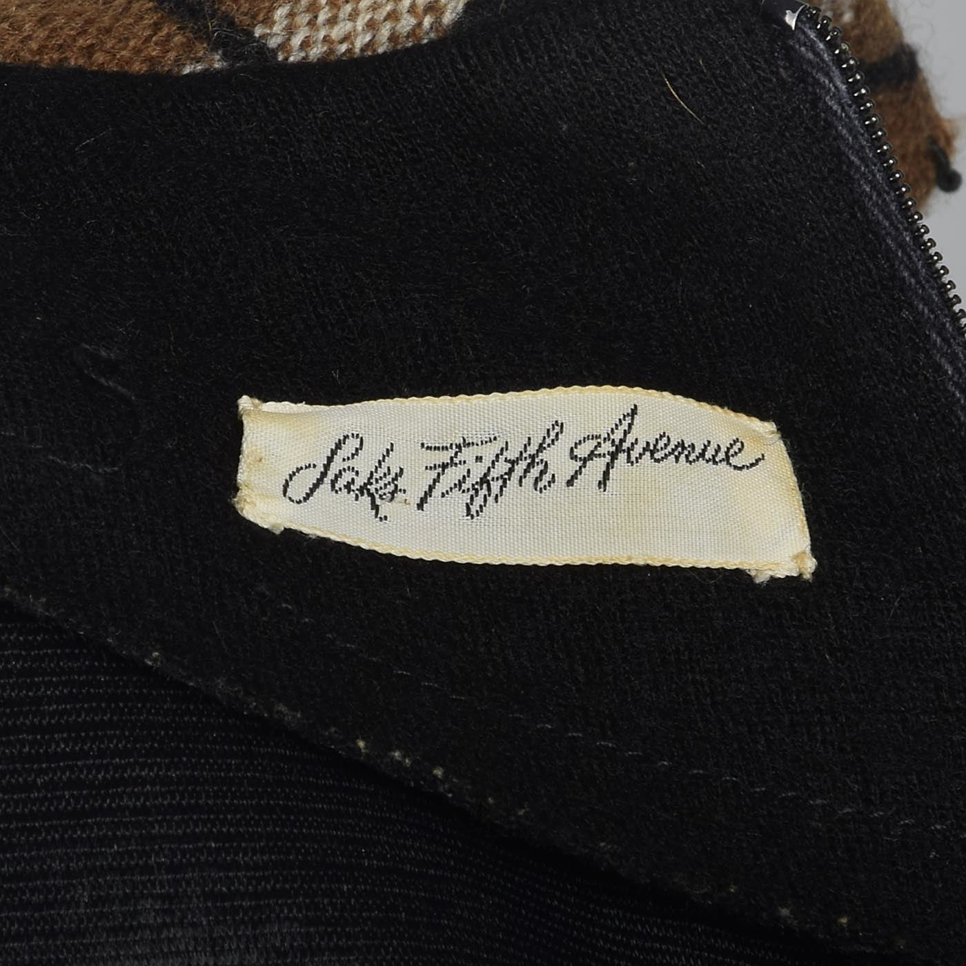 1960s Saks Fifth Avenue Mod Wool Dress