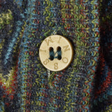 1980s Missoni Green Knit Cardigan Sweater