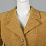 1990s Emanuel Ungaro Parallele Mustard Yellow Skirt Suit