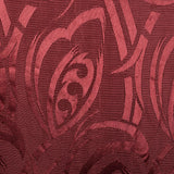 1950s Men's Rayon Red Swirl Brocade Robe with Fringe