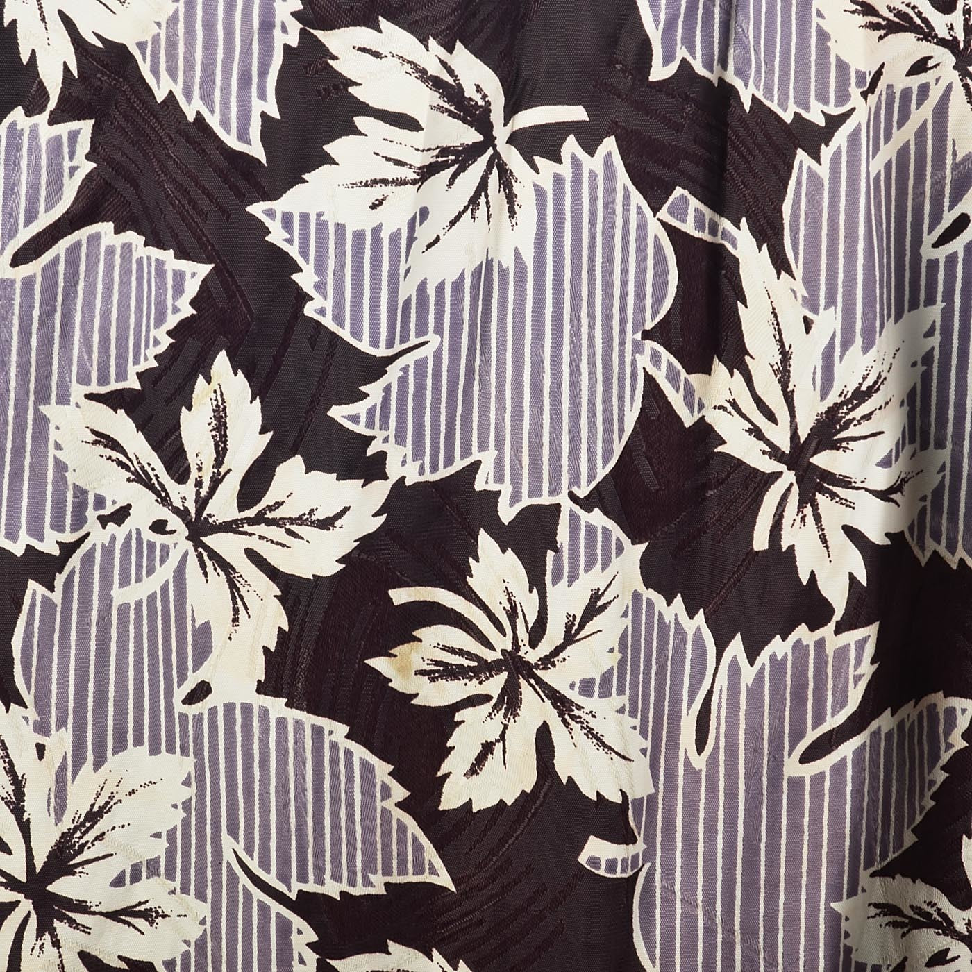 1940s Mens Robe with Leaf Print