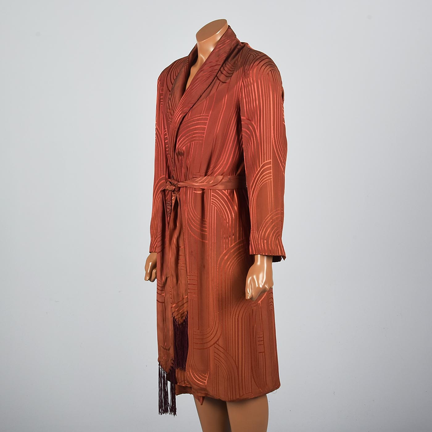 1930s Men's Art Deco Robe