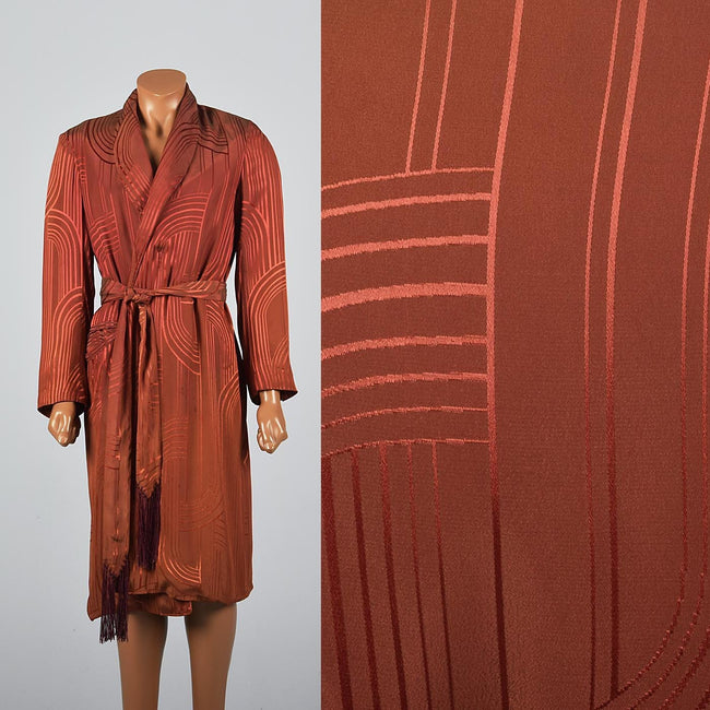 1930s Men's Art Deco Robe