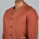 1930s Mens Orange Letterman Sweater
