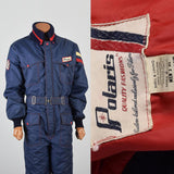 1970s Men's Polaris Snowmobile Snow Suit