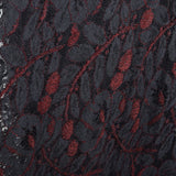 1980s Norma Kamali Black Widow Velvet & Lace Dress