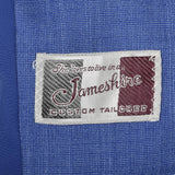 1950s Hourglass Blue Skirt Suit