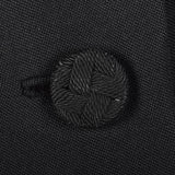 1960s Black Wool Swing Coat with Mink Collar