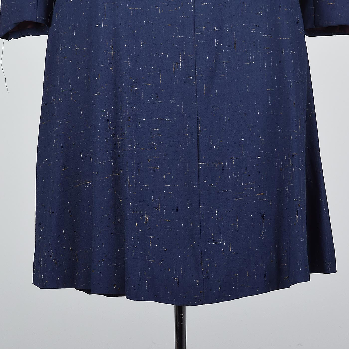 1940s Skirt Suit in Flecked Navy Fabric