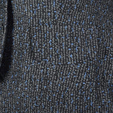 1950s Skirt Suit with Blue and Black Pattern