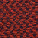 1950s Red Check Belted Skirt Suit with Pleated Back