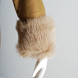 Bohemian Cole Haan Leather & Shearling Coat