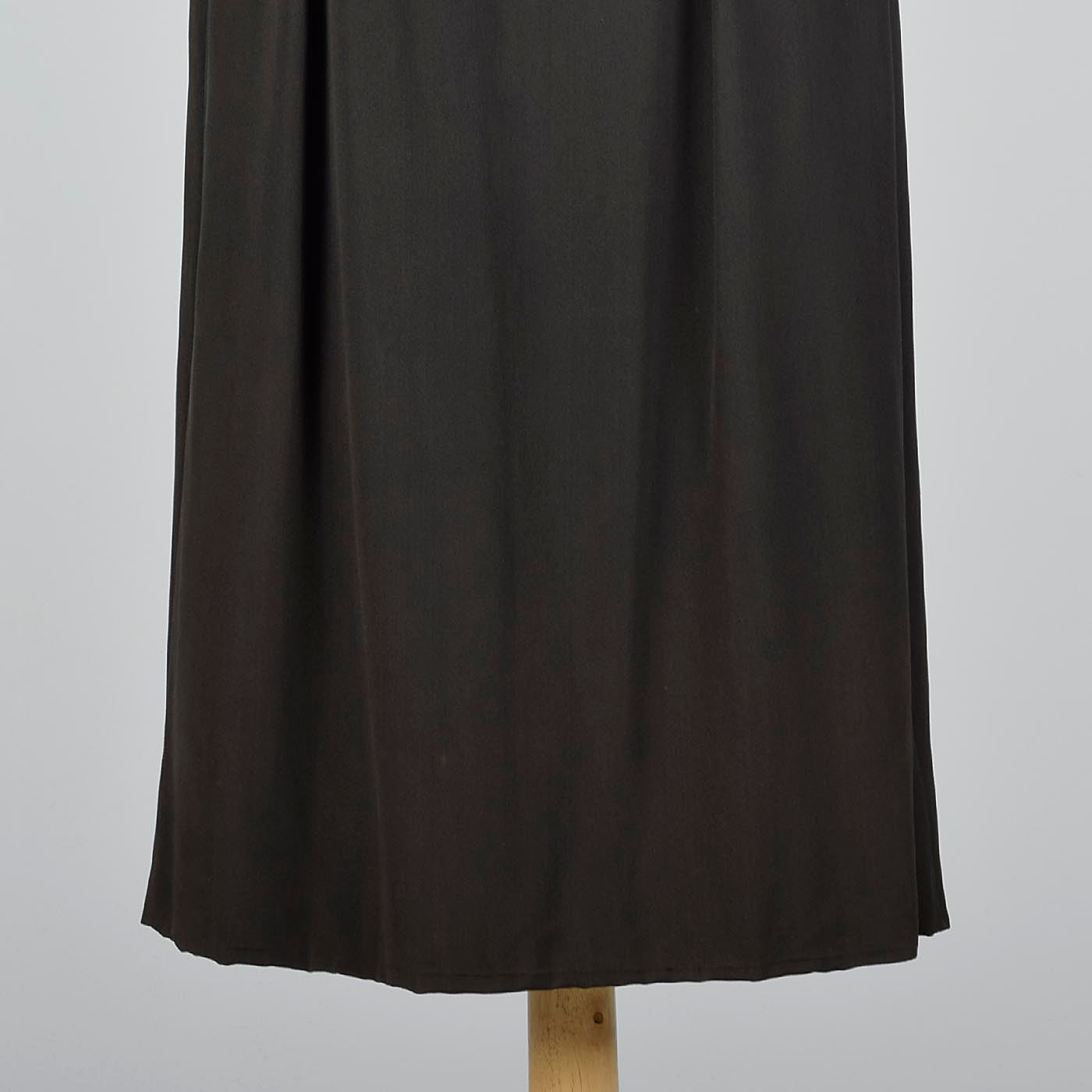 1940s Black Cocktail Dress with Chiffon Bust