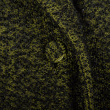 Large 1950s Swing Coat Green Boucle Wool Tweed Shawl Collar Vintage Winter Outerwear