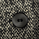 1960s Black and White Boucle Wool Skirt Suit