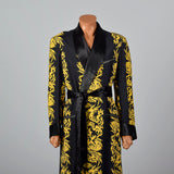 1950s Mens Deadstock Robe with Gold Dragons