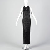Medium Bob Mackie 1980s Heavily Beaded Black Dress