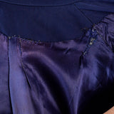 1940s Navy Coat with Lucite Button