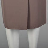 XS 1950s Taupe Pencil Skirt