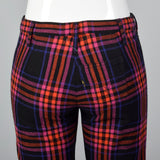 1970s Miss Levis Plaid Pants