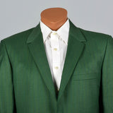 1960s Men's Bright Green Two Piece Suit