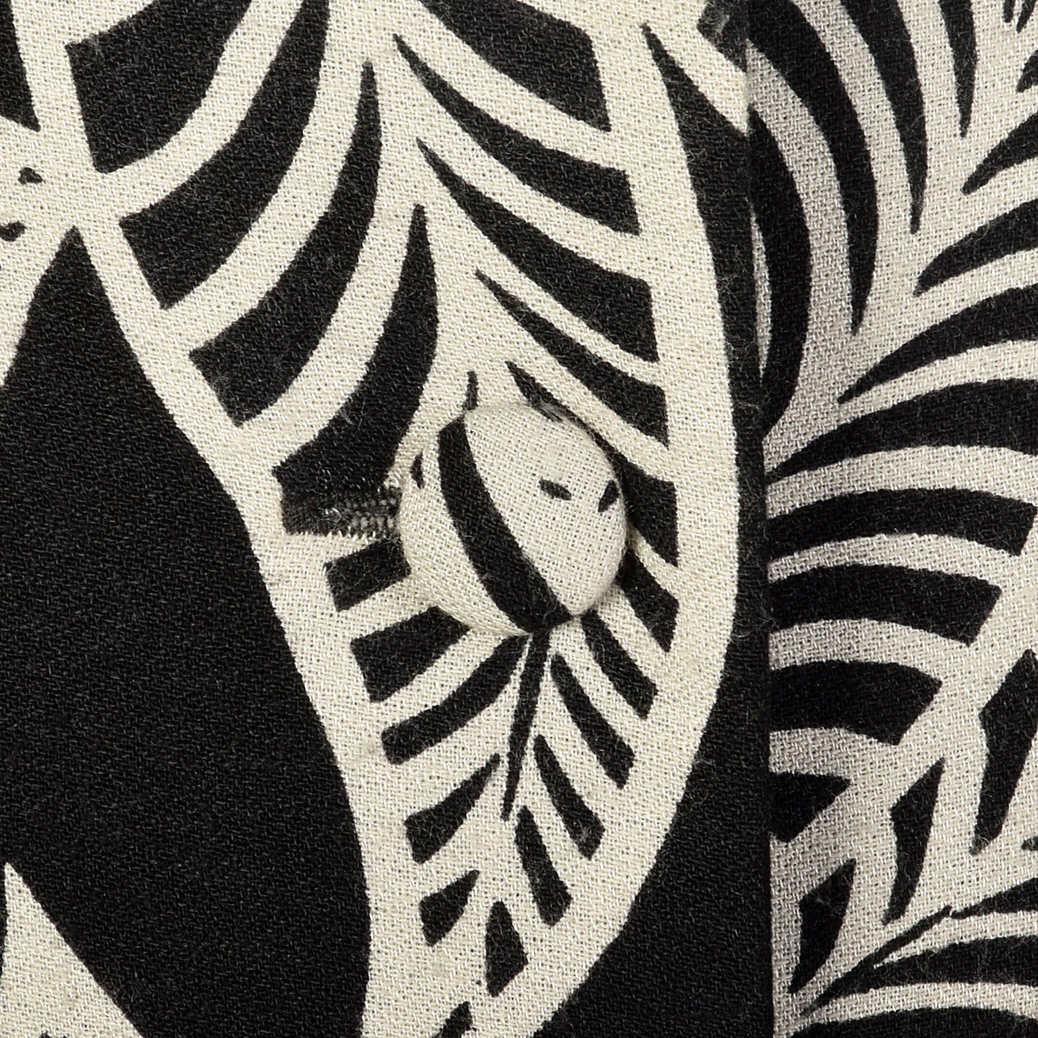 Medium 1990s Tropical Print Black Dress Casual Sleeveless