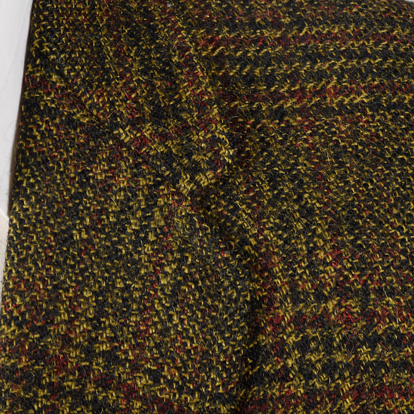 1960s Mens Mohair Jacket in Brown Plaid