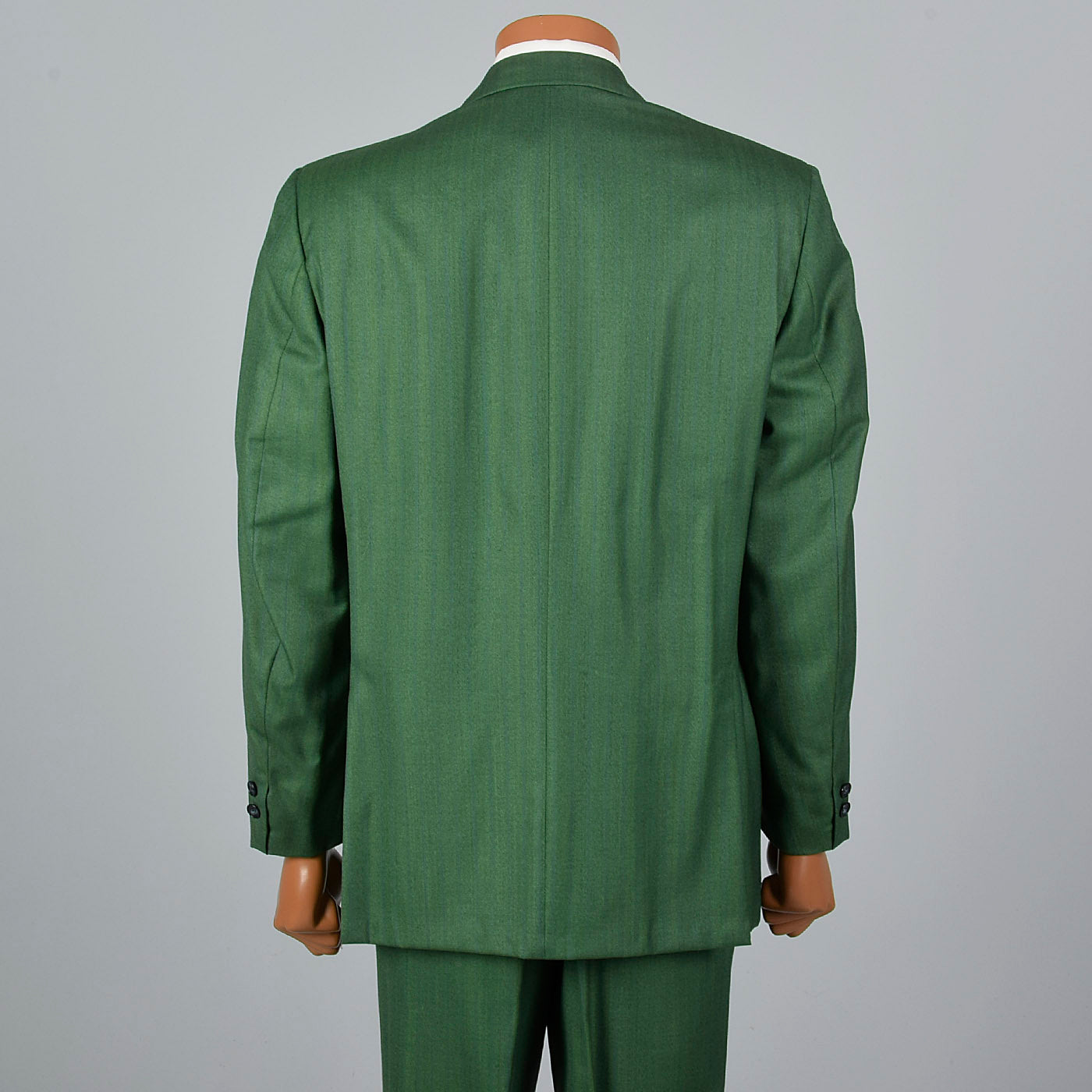 1960s Men's Bright Green Two Piece Suit