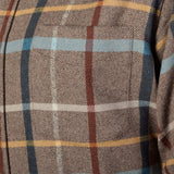 1960s Mens Pendleton Brown Plaid Shirt