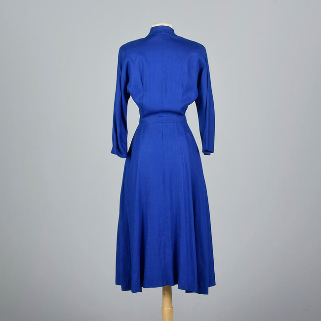 1950s Royal Blue Dress Jacket