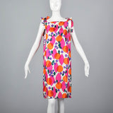 1960s Novelty Print Fruit Dress