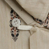 1950s Mens Deadstock Shirt with Loop Collar