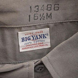 1960s Mens Deadstock Gray Work Shirt