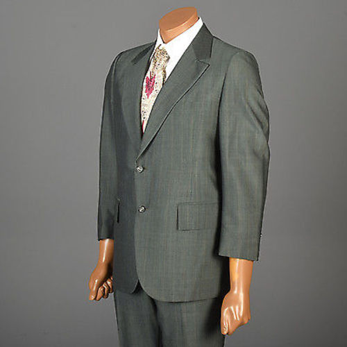 Gray 1970s Vintage Suits for Men for sale | eBay